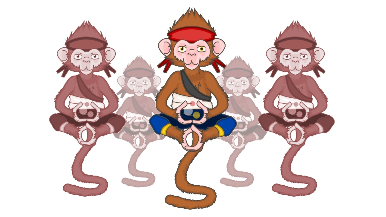 monkey vector character